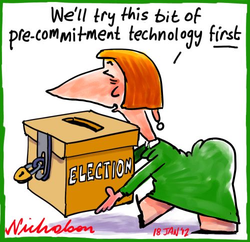 pre-commitment politics .....